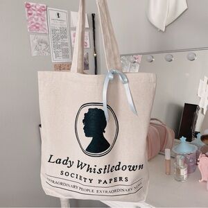 Bridgerton Lady Whistledown Tote Bag